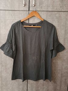 Charcoal Grey Color Top