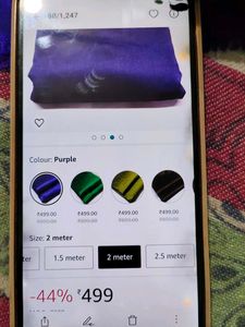 4 Miter Raw Silk Fabric