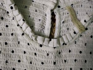 Pantaloons Polka Dot Smocked Top