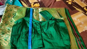 Beautiful Rani pink Banarasi saree