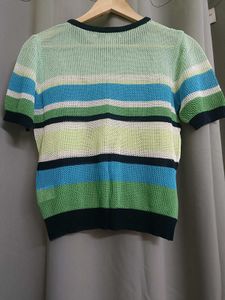 Multicoloured Knit Top 💚