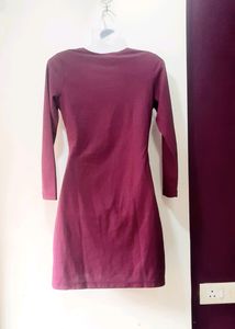Maroon Dress