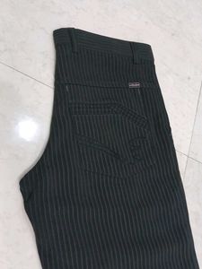 Ribbed Wide Leg Trousers