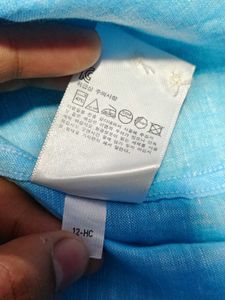UNIQLO Men&#39;s 100% Premium French Linen Long-Sleeve
