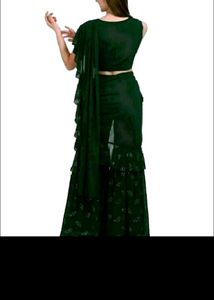 Ready To Wear Saree Or Dress Three Piece No Coin