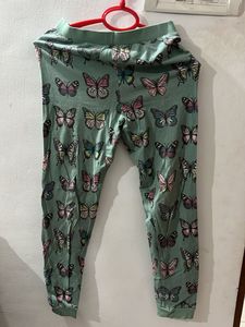 Butterfly Print Long Sleeve Top and pajama