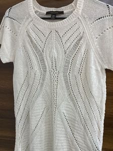 Off White Knitted Top