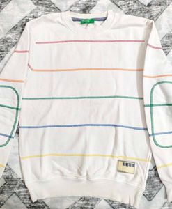 Benetton Striped Sweater