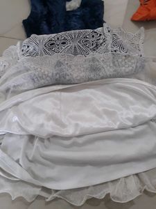 Blue &amp; White Party Dress