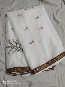 White Saree 🤍