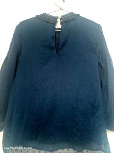 Navy Blue Top (Casual/Formal)