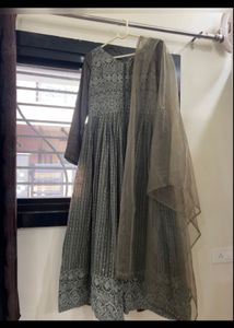 Elegant  Gown with Dupatta