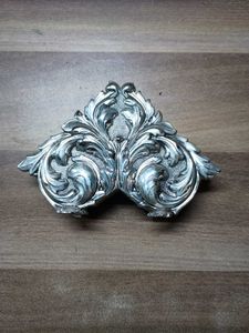 Silverplated Ornate Letter Holder