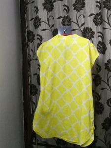 Yellow Top Kaftan Form Dressberry