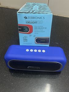Zebronics Portable Bluetooth Speaker- New
