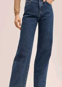 High Waist Straight Leg Jeans