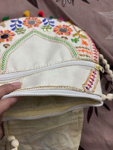 Embroidered Sling Bag