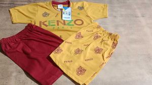 Kenzo Kids Outfit (1t Shirt 2 Shorts )🥳