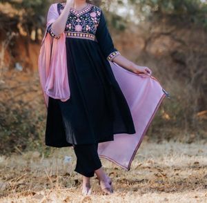 Black Kurthi Set