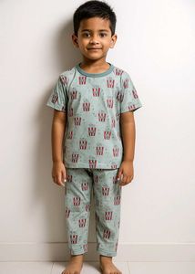 Popcorn Print Pajama Set