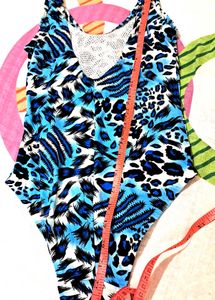 Swimming Suit  Girl  With Cap.