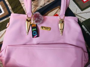 Fashion Italy Pink Handbag