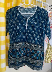 Floral Print Tunic Top