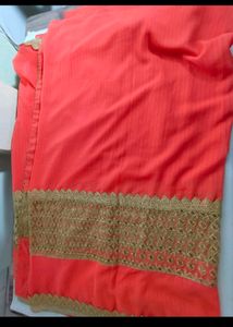 Orange Saree