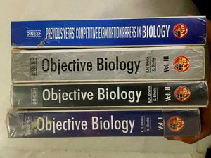 Dinesh Objective Biology Set Of 4 Books