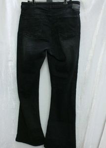 Roadster Black Flare Leg Jeans