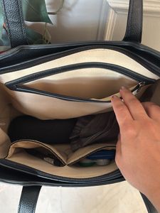 Benetton Black Tote Bag