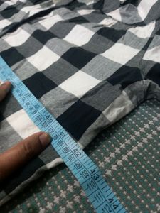 Black&amp;white Checked Shirt (XXL size)
