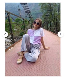 Cute Colorblock Crop Top