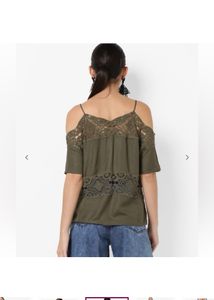 ONLYStrappy Top with Cold-Shoulder Sleeves
