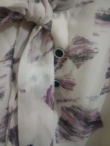Printed White Top