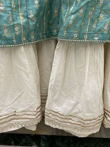 Women Flare Long Gown With Gotta Patti Work