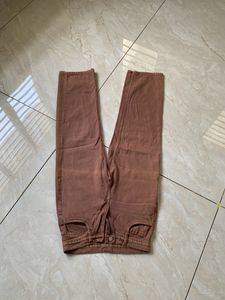 Brown Colour Straight Fit Jeans