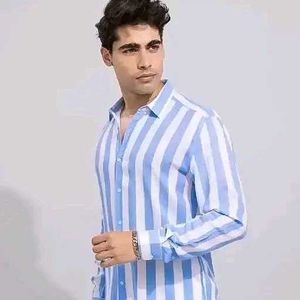 Stylish Men&#39;s Striped Casual Shirt