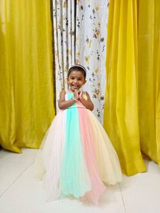 Rainbow Tulle Dress