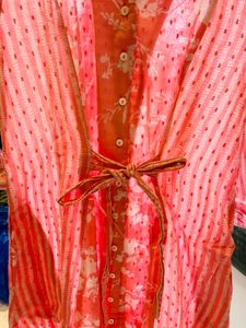 Striped Floral Tunic Top