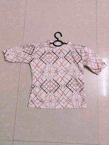 Stylish Pink Printed Top
