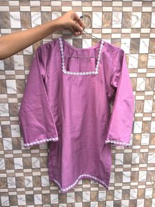 Lavender Short Kurti🪻