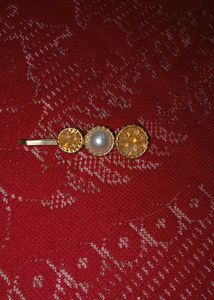 Pearl &amp; Rhinestone Hair Clip Set