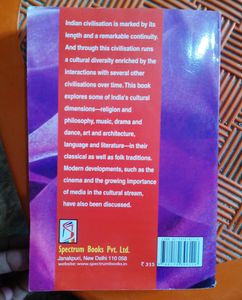 Facets Of Indian Culture BOOK