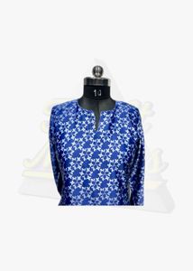 Blue Printed Kurta