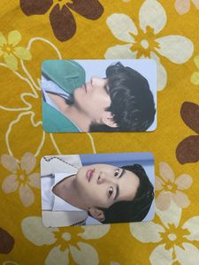 BTS JIN &amp; V Samsung Photocards
