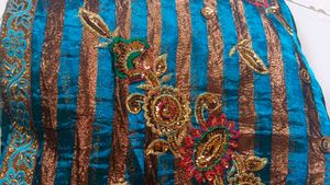 Beautiful Blue Colour Saree