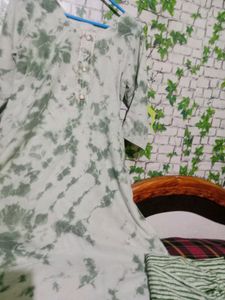 Cotton  Pent Kurti Set