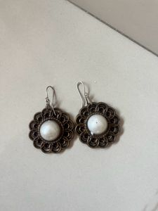 Floral Pearl Earrings