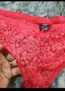 vs Red Lace Panties